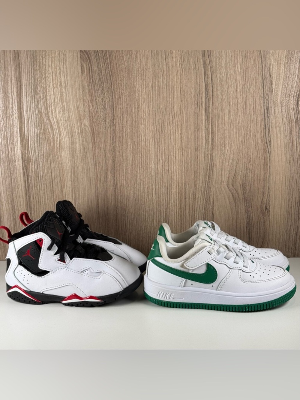 Jordan True Flight / Nike Air Force 1 EasyOn Bundle Toddler Boys Size 9C